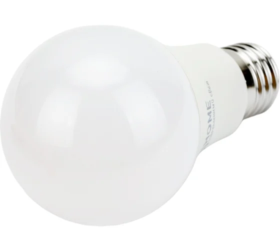 Лампа светодиодная 7 Вт 230В Е27 колба А60, тёплый белый