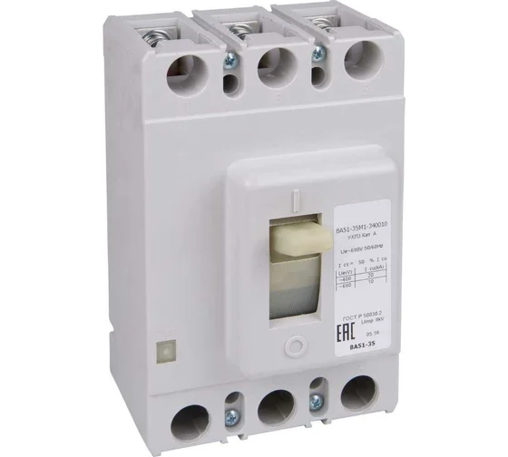 Выключатель автоматический ВА57-35-341110-100А-1000-690AC-У ХЛ3-КЭАЗ
