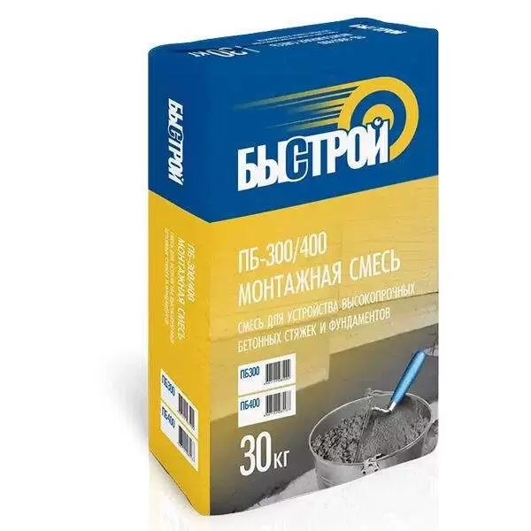 Смесь монтажная БЫСТРОЙ ПБ-300, 30кг