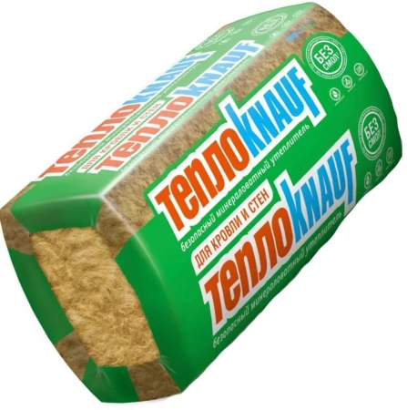 Минеральная вата Knauf Insulation для КРОВЛИ и СТЕН TS036 (1230x610x100x8, 0,6м³/уп)