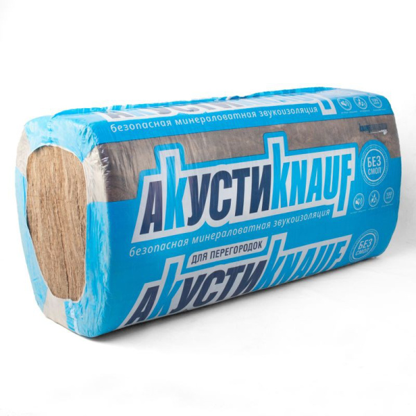 Минеральная вата Knauf Insulation АкустиKNAUF АS037 1230x610x50x16 (0,6м³/уп;36шт/п)