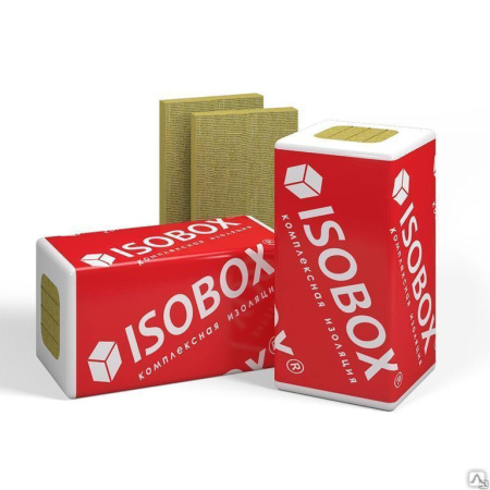 Базальтовая вата ISOBOX Вент, 80кг/м³ 