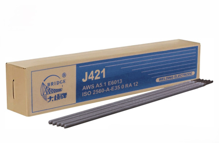 Электроды J421 Bridge (аналог ОК46), для низкоуглерод сталей 3,2ммх350мм 5кг(81797)