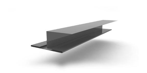 Планка стыковочная универсальная 50*20*3000 RAL7004