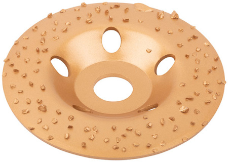 Диск твердосплавный шлифовальный, наклонный, посад д22,2, 125мм Р24 (39531)