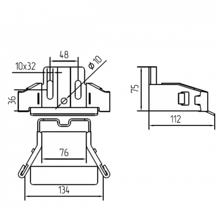 Улавливатель нижний SGN.01.420 Алютех Alutech
