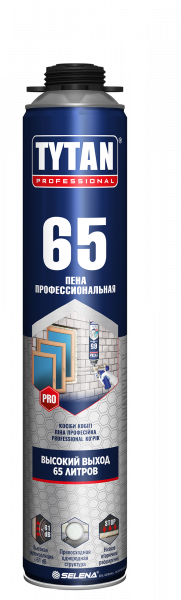 Пена монтажная ПРОФ Tytan 65 летняя 750 мл