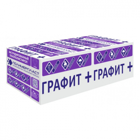 Экструзионный пенополистирол ГРАФИТ+ЭПС 35 1180х580х50/8л 1уп=0,2738м3/5,475м2
