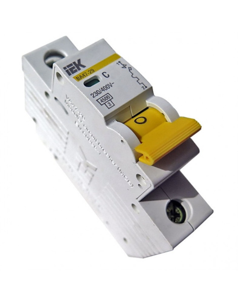 Автомат. выкл. 1-пол. 16А тип С 4,5кА серия ВА 47-29