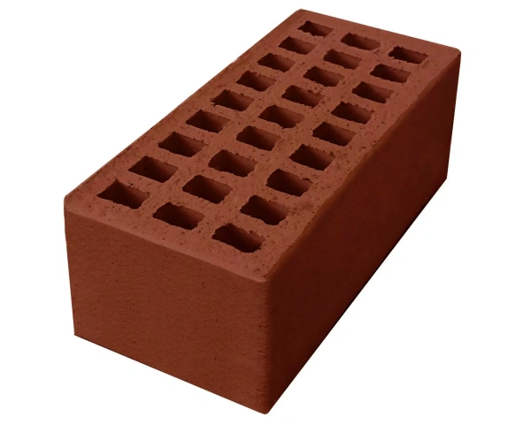 Кирпич керамический лицевой пустотелый утолщенный 