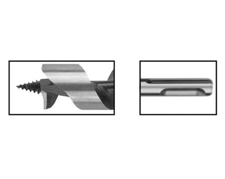 Сверло Левиса винтовое по дереву SDS-PLUS, 28х460 (36302)
