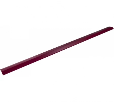 Планка карнизная полиэстер RAL 3005 красная (75*50*5мм)
