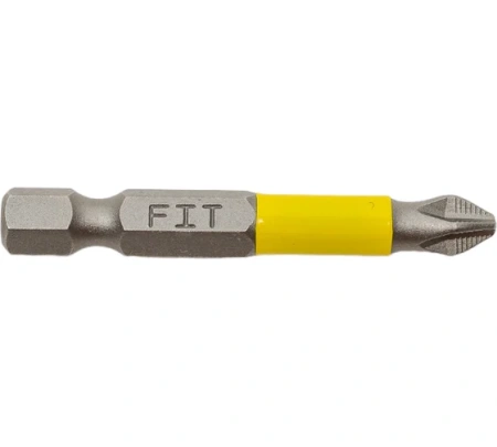 Биты кованые, сталь S2, односторонние 50мм РН2, Профи 2шт, блистер (57505)