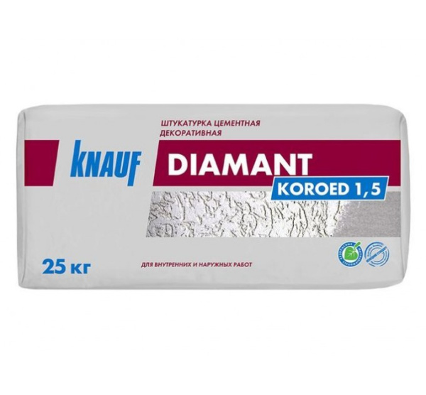 Штукатурка декоративная KNAUF Диамант Короед 1.5мм 25кг
