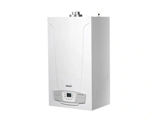 Котел газовый BAXI ECO Life 24 F настен, 24 кВт, двухконтурный, с закрыт. кам. сгор. (без дымохода)